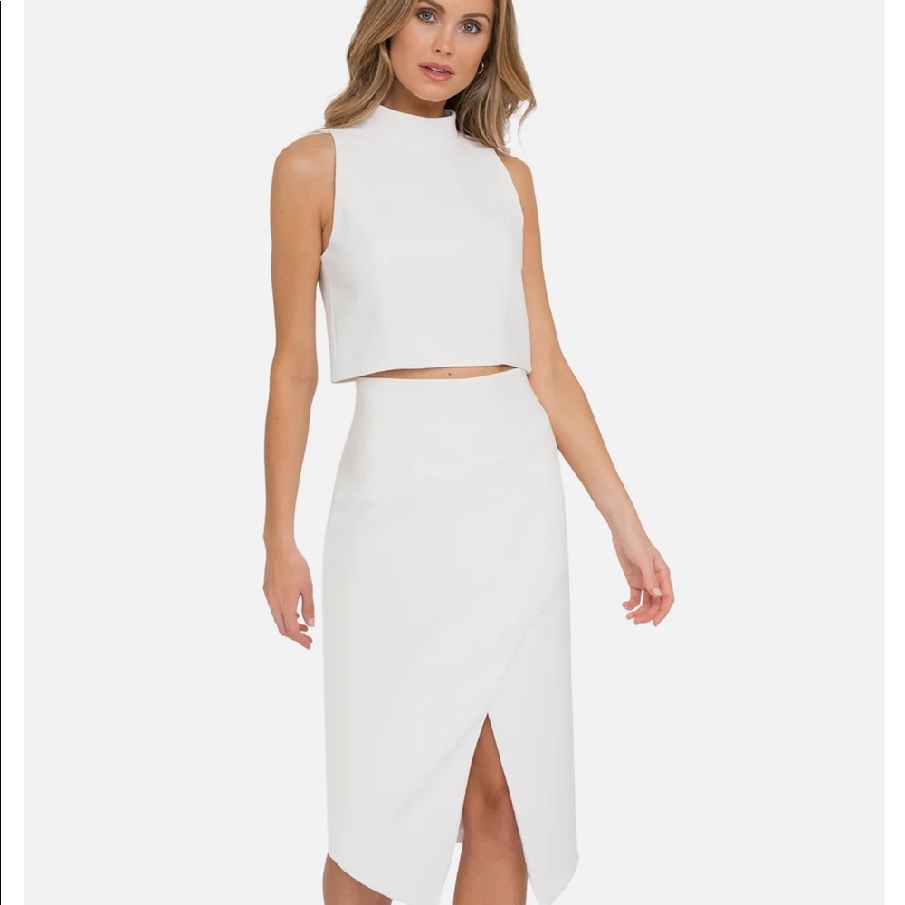 Stunning Black Halo Two Piece Dress
